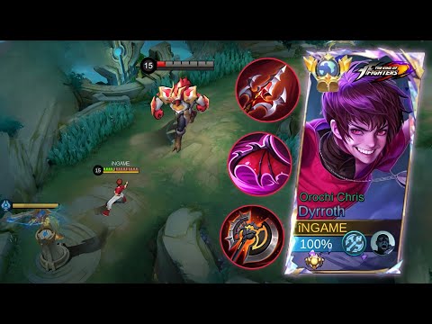 NEW OP DYRROTH LIFESTEAL TRUE DAMAGE ITEM THAT CAN DESTROY SUSTAIN STRONG HERO - MLBB