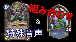 【ハースストーン】カードとヒーローの組み合わせによる特別音声【知ってた？】