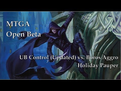 UB Control (Updated) vs. Boros Aggro-MTGA Open Beta [Holiday Pauper]