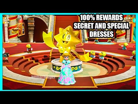Princess Peach Showtime 100% Completion Rewards All Collectables and Challenges Completed