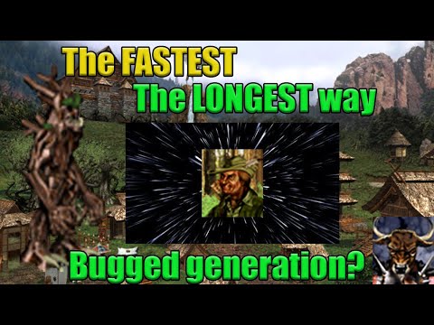 Heroes 3 HoTA - Jebus Outcast (1 hero) . Bugged template generation? Ryland on walk with friends.