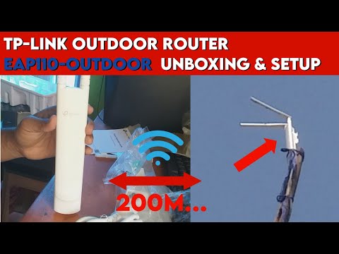 TP-Link EAP110 N-Outdoor Wireless Access Point, IP65 / EAP110-OUTDOOR video