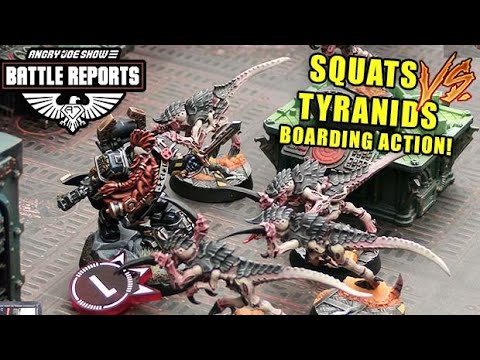 Squats vs Tyranids - Warhammer 40K: Boarding Actions 10th Edition Battle Report!