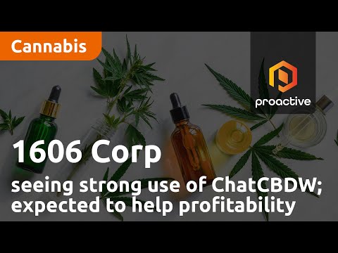 1606 Corp seeing strong use of ChatCBDW which is ... - YouTube