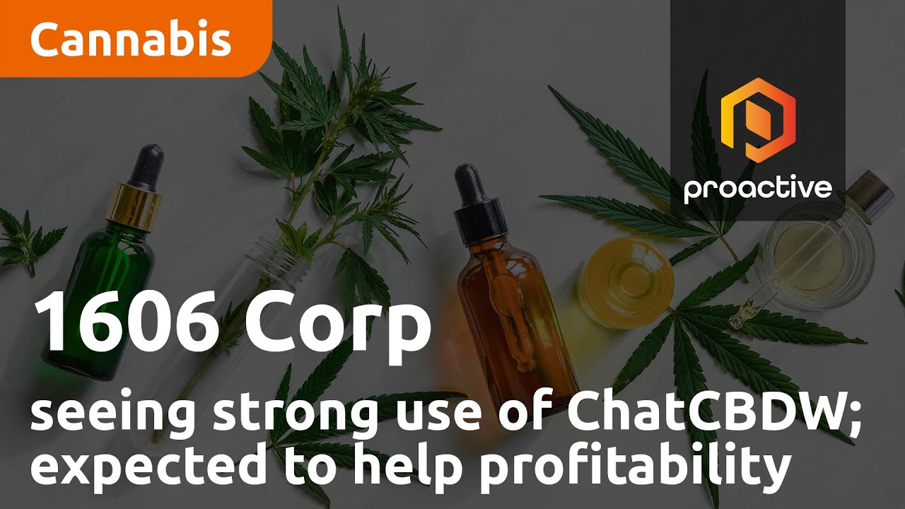 1606 Corp seeing strong use of ChatCBDW which is expected to lead to profitability