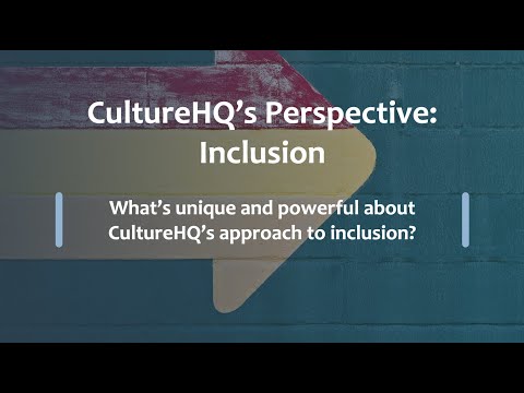 CultureHQ video/presentation/materials