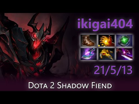 [Top 79 OpenDota Shadow Fiend] "ikigai404" 21/5/13 | Dota 2 Shadow Fiend highlights