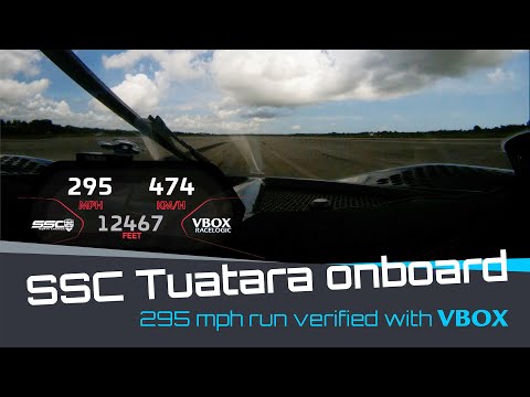 Go onboard the SSC Tuatara as it hits a staggering 295mph!