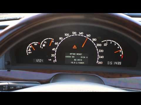 Mercedes S 600 V12 Bi-Turbo 0-200km/h acceleration