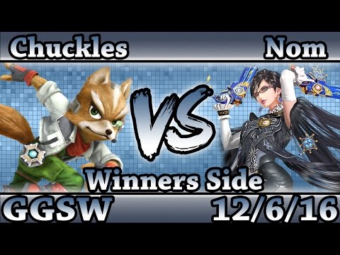 GGSW 10 - Chuckles (Fox) Vs. GG|Nom (Sheik, Bayonetta) Smash Wii U Winners Quarters - Smash 4