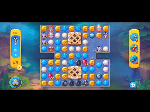 Fishdom Easy Level 11877 (with full seashell) @choraelmin