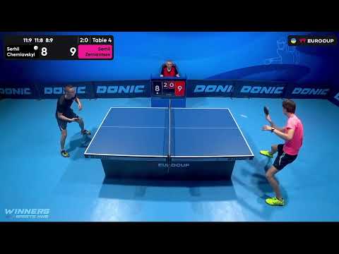 12:25 Serhii Cherniavskyi 3-0 Serhii Zemiantsev 03.08.2023 TT Euro.Cup Ukraine Star. Table 4