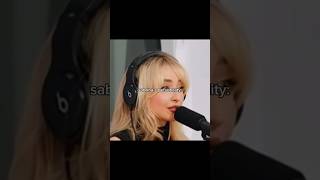 Sabrina's personality is everything | #sabrinacarpenter #shorts