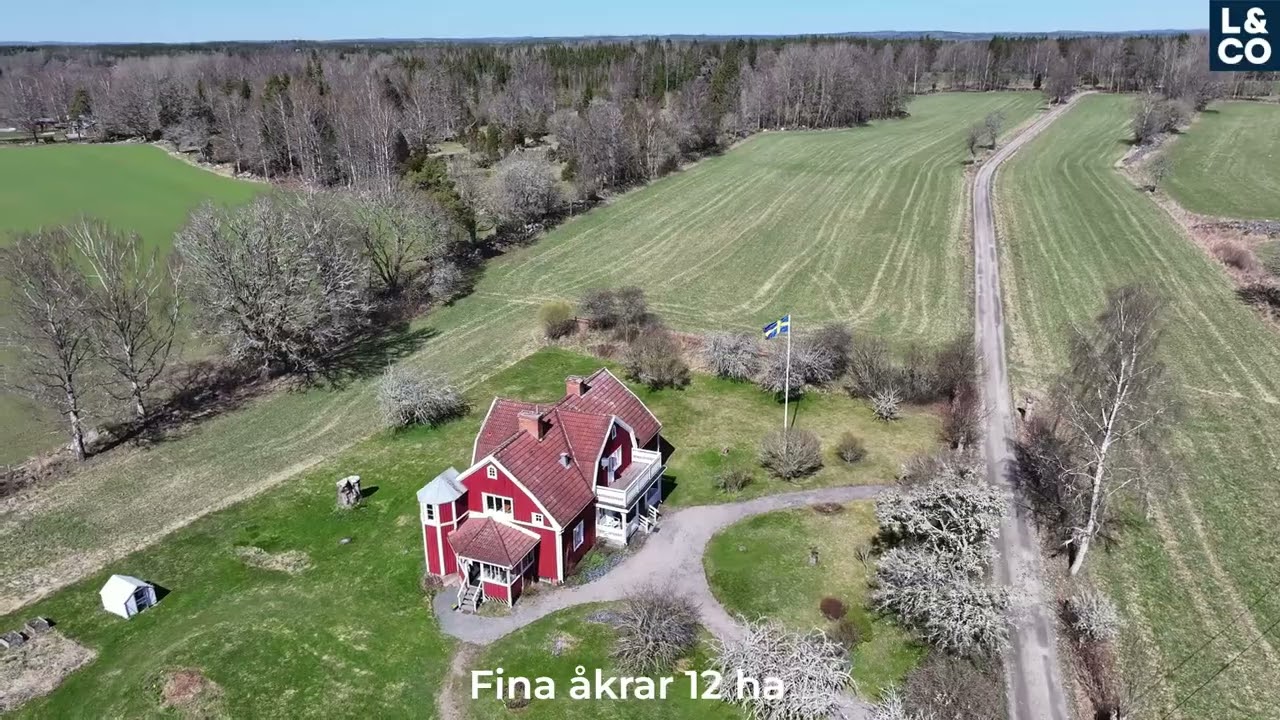 Gård/skog på Mellby-Äspenäs 2 Eksjö kommun - video