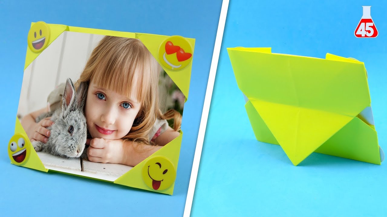 Come creare cornice PORTAFOTO ORIGAMI - tutorial