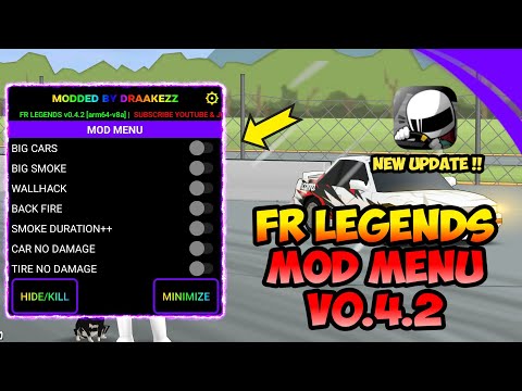 FR LEGENDS MOD MENU v0.4.2 UPDATE NEW VERSION || NEW 2026