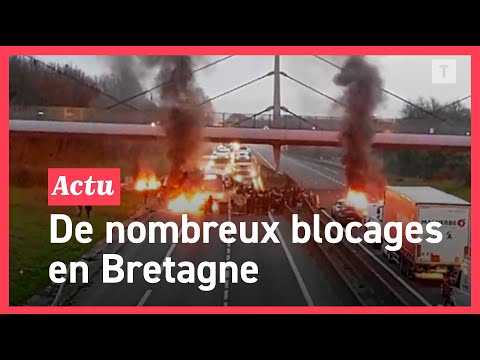 Réforme des retraites : rocades et dépôts pétroliers bloqués à Rennes et Lorient