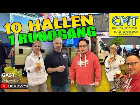 🏖️ CMT - STUTTGART | A COMPLETE CIRCUIT AROUND THE TRADE FAIR UP TO GUEST CARAVANING🗼