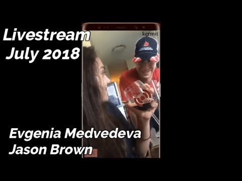 Evgenia Medvedeva Jason Brown LIVESTREAM [ENG SUBS]
