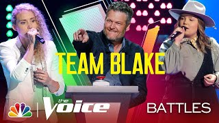 Cali Wilson and EllieMae Battle to Kelsea Ballerini&#39;s &quot;Miss Me More&quot; - The Voice Battles 2019