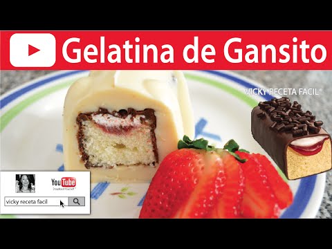 GELATINA DE GANSITO | #VickyRecetaFacil Video