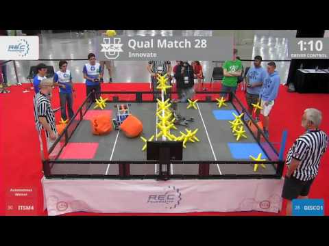 2017 VEXU Innovate Q28 - ITSM4 vs DISCO1 - 27 to 21