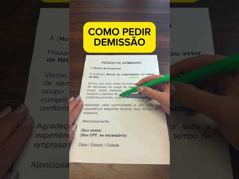 Como pedir demissão do trabalho? #clt #demissão #advogadotrabalhista
