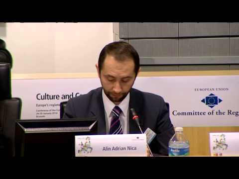 Alin Adrian Nica at the Committee of the Regions (Conference on Culture, 29/01/14)