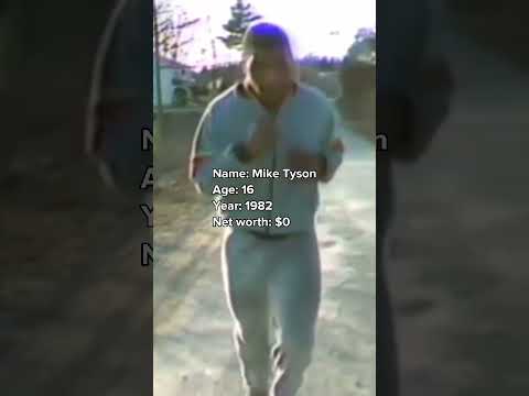 Mike Tyson before and after his career.🐅 #boxing #miketyson #tyson 🥊