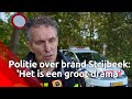 'We hebben geen aanwijzingen voor een misdrijf', politiewoordvoerder Eric Passchier over de brand...