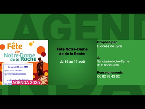 Agenda du 14 juillet 2025