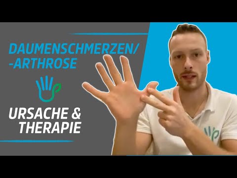 Daumenschmerzen/ -arthrose 2.0 - Ursache, Therapie & Übungen