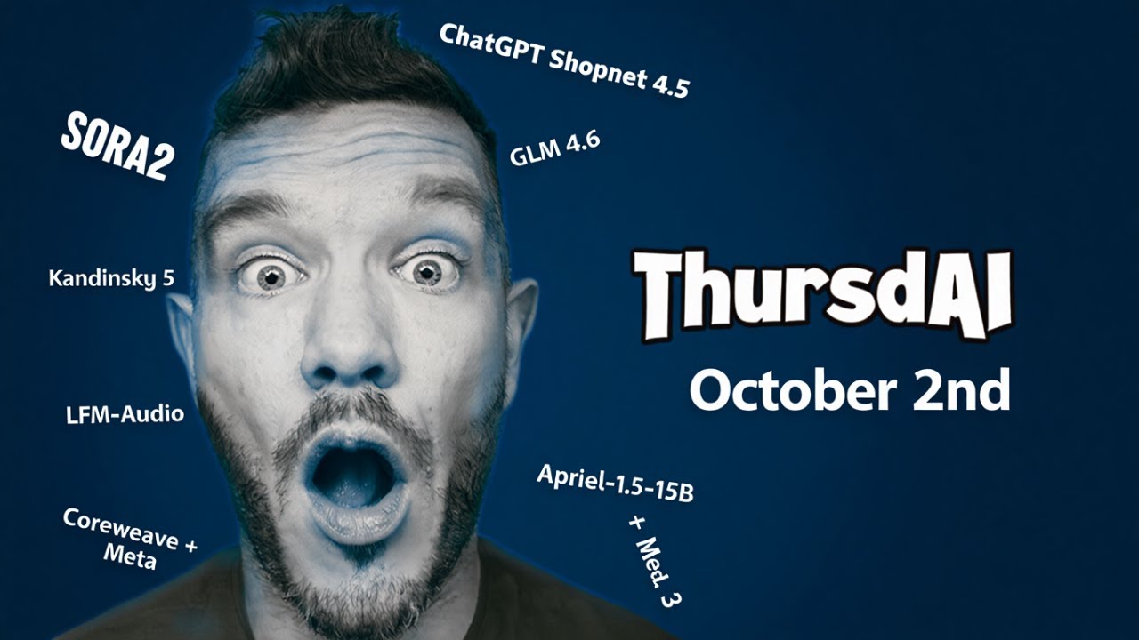 Thumbnail for ThursdAI Oct 2 - SORA2 the AI TikTok, DeepSeek 3.2, ChatGPT shopping, Sonnet 4.5, & more AI news