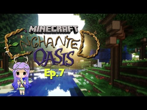 iHasCupquake - "OUR FIRST SPELL" Minecraft Enchanted Oasis Ep 7
