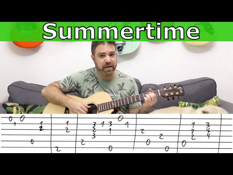 Fingerstyle Tutorial: Summertime (Gershwin) | Guitar Lesson w/ TAB