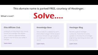 This domain name is parked FREE, courtesy of Hostinger | Dipu Singh