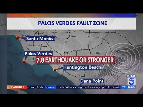 Palos Verdes Fault Line Map