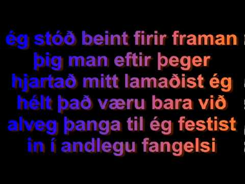 ástfangi Júlí Heiðar & Óskar Axel þetta er textinn