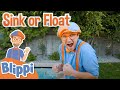Sink Or Float With Blippi Science Videos For Toddlers Educational Videos For Kids