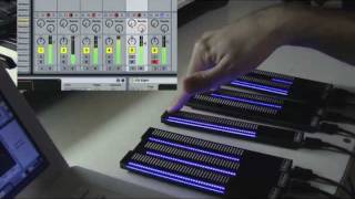 Video thumbnail for VMeter USB MIDI Touch Strip & LED - new firmware demo by CuriousInventor