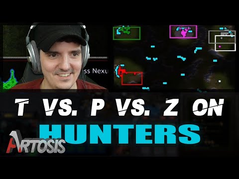 Terran vs. Protoss vs. Zerg on HUNTERS!