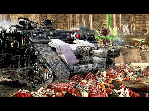 New Heavy Tanks of Space Marines in battle! - Warhammer 40K: Dawn of War 2: Retribution