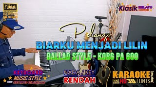 Download lagu BIARKU MENJADI LILIN - PELANGI - KARAOKE HD - Tanpa Vokal - Nada/Key Rendah mp3