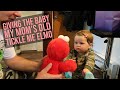 Giving The Baby My Mom S Old Tickle Me Elmo Vlog 2162