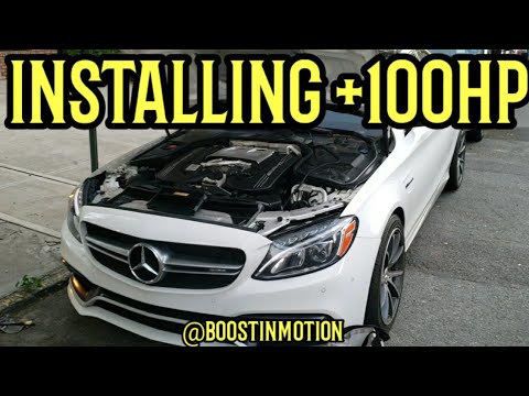 burger tuning JB4 INSTALL W205 MERCEDES C63