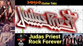 Rock Forever - Judas Priest - Guitar + Bass TABS Lesson