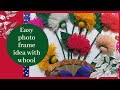 The Art Of Crafting Ice Cream Stick And Wool Frames