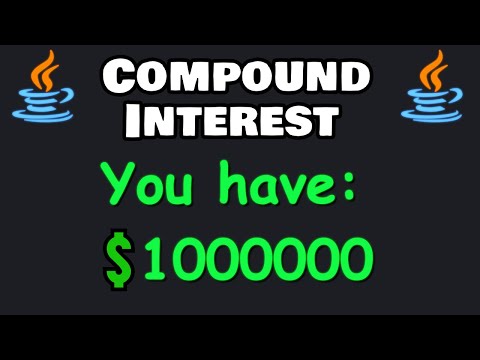 Java Programming Tutorial Compound Interest