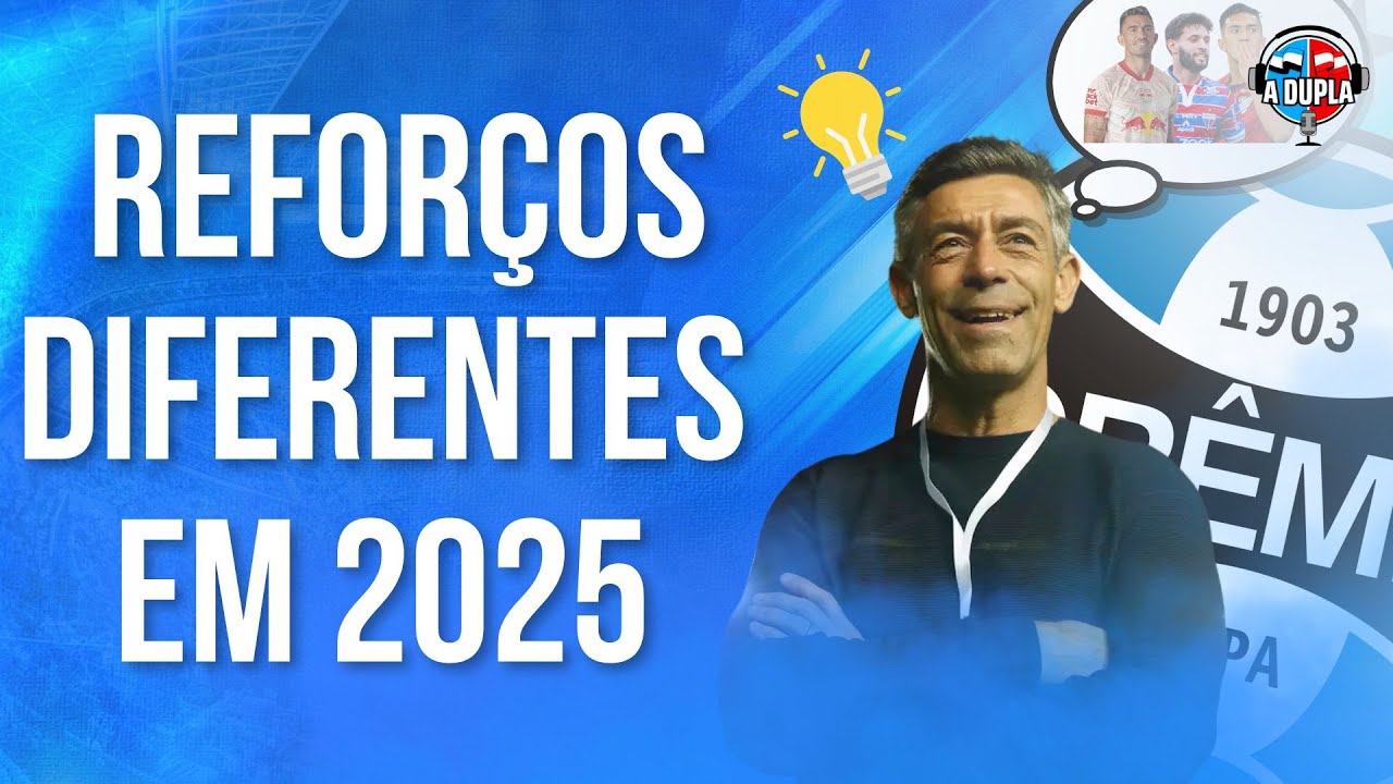 🔵⚫️ Grêmio: Novo perfil de jogadores buscados | Recomendação de Renato descartada | Efeito Caixinha