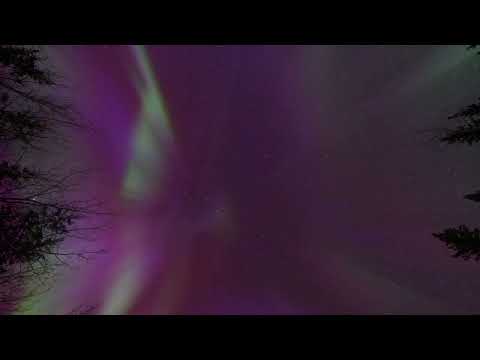 Aurora Borealis timelapse